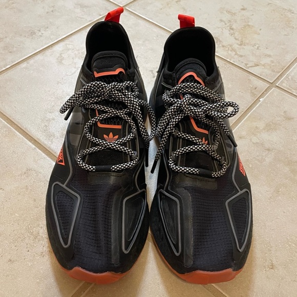 Adidas ZX 2K Boost MARVEL 'Stark Industries' IRON MAN Sneakers Like New Size 7 - Picture 11 of 14